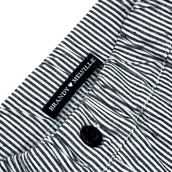 Women’s Brandy Melville pants pin stripe cotton 2010s - Picture 2 of 5